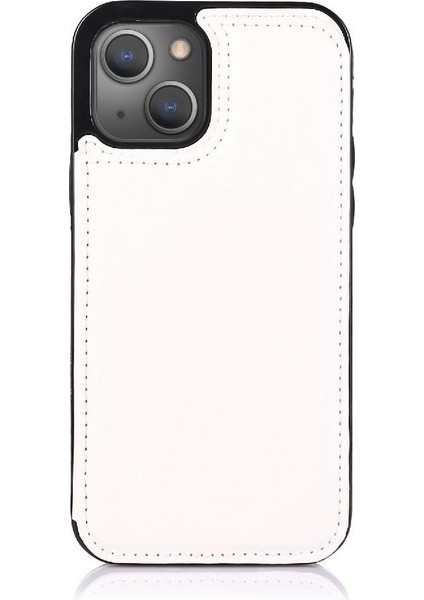 Kart Tutucu ile IPhone 14 Için Cüzdan Durumda Pu Deri Kart Yuvaları Kickstand (Yurt Dışından) modelleri