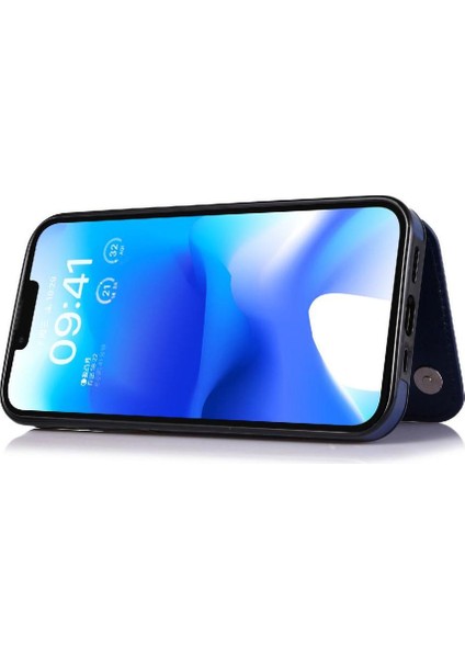 Kart Tutucu ile IPhone 14 Için Cüzdan Durumda Pu Deri Kart Yuvaları Kickstand (Yurt Dışından) fırsatları