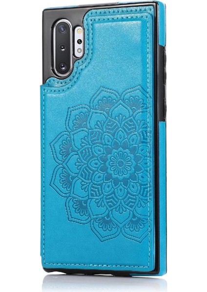 Samsung Galaxy Not 20 Için Kart Tutucu Kılıf ile Cüzdan Kabartmalı Mandala (Yurt Dışından)