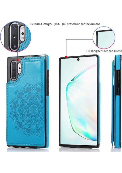 Samsung Galaxy Not 20 Için Kart Tutucu Kılıf ile Cüzdan Kabartmalı Mandala (Yurt Dışından) fırsatları