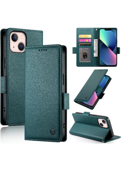 IPhone 13 Için Flip Case Mini Kartvizit Yuvaları Cüzdan Günlük Kullanım Flip (Yurt Dışından)