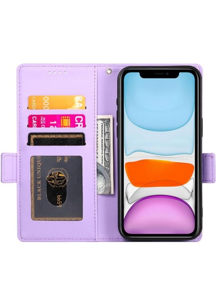 IPhone 11 Iş Cüzdan Günlük Kullanım Için Flip Case Kart Yuvaları Flip (Yurt Dışından) indirimleri