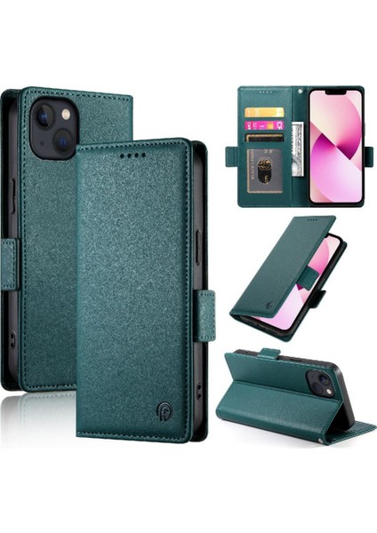 IPhone 13 Kart Yuvaları Için Flip Case Günlük Kullanım Cüzdan Iş Çevirme (Yurt Dışından) modelleri