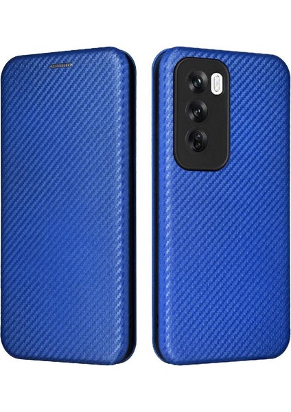 Oppo Oppo 12 5g Manyetik Karbon Fiber Tam Koruma Flip Case Için Flip Case (Yurt Dışından)