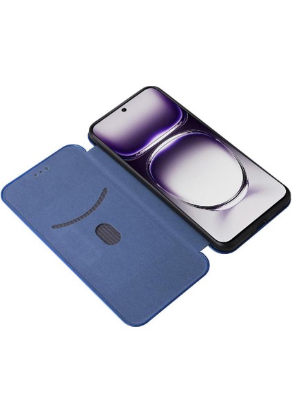 Oppo Oppo 12 5g Manyetik Karbon Fiber Tam Koruma Flip Case Için Flip Case (Yurt Dışından) fiyatları