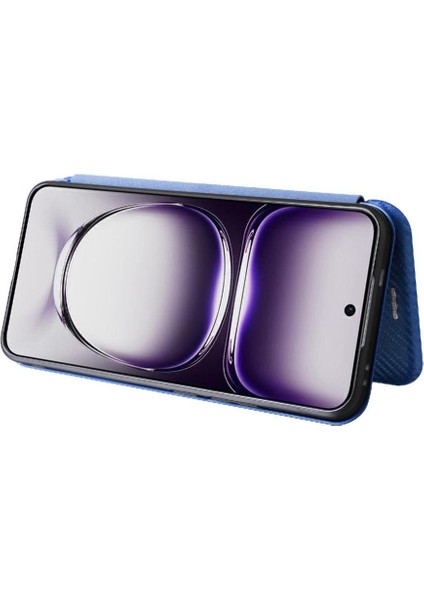 Oppo Oppo 12 5g Manyetik Karbon Fiber Tam Koruma Flip Case Için Flip Case (Yurt Dışından) fırsatları