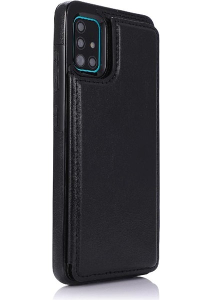 Samsung Galaxy A51 4g Kart Yuvaları Için Cüzdan Durumda Pu Deri Çift Toka (Yurt Dışından) modelleri