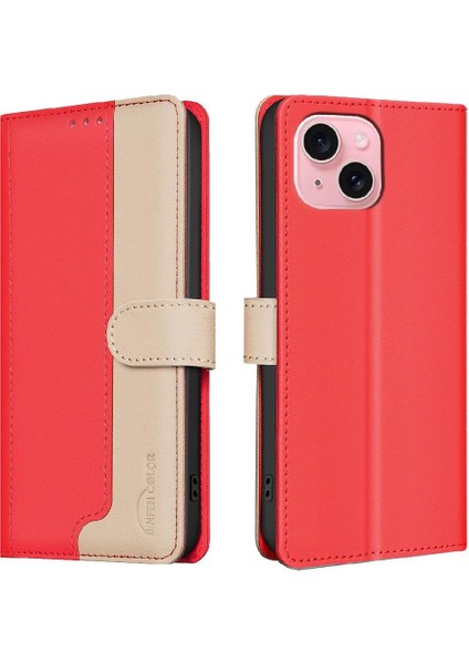IPhone 15 Için Flip Case Kart Yuvaları Tutucu Flip Folio Rfıd Engelleme Tpu (Yurt Dışından) indirimleri