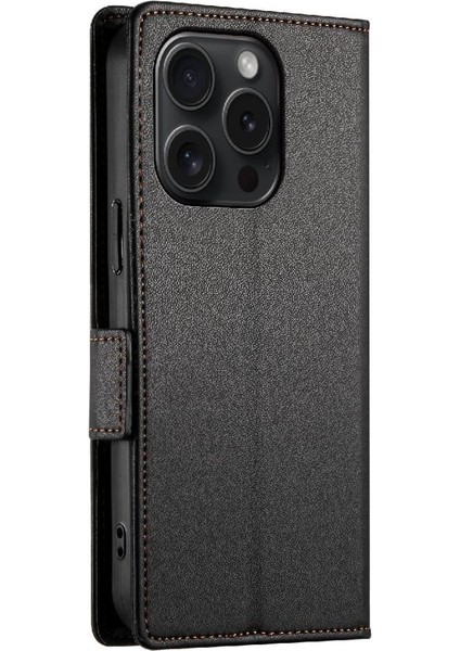 IPhone 15 Için Flip Case Pro Kart Yuvaları Iş Günlük Kullanım Cüzdan Flip (Yurt Dışından) indirimleri