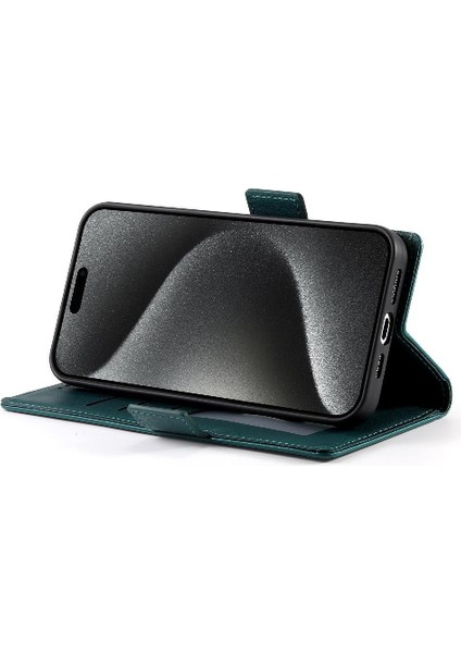 IPhone 15 Için Flip Case Pro Max Flip Cüzdan Günlük Kullanım Kart Yuvaları Iş (Yurt Dışından)