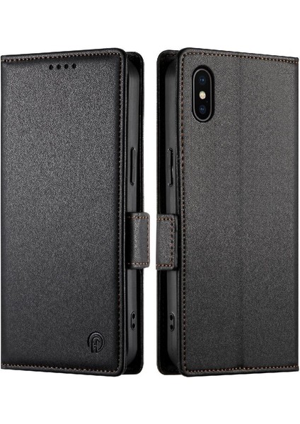 IPhone x Için Flip Case/xs Cüzdan Flip Kart Yuvaları Iş Günlük Kullanım (Yurt Dışından)
