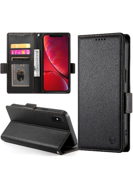 IPhone x Için Flip Case/xs Cüzdan Flip Kart Yuvaları Iş Günlük Kullanım (Yurt Dışından)