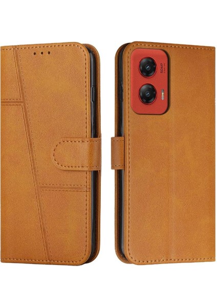 Motorola Moto G Stylus 5g 2024 Tam Koruma Kickstand Için Flip Case (Yurt Dışından)