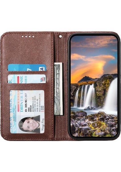 Oppo Flip 4g El Kayışı Standı Cüzdan Günlük Kullanım Eşkenar Dörtgen Şekli Için Flip Case (Yurt Dışından)