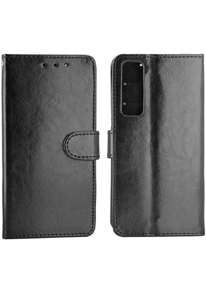 Huawei Nova 7 5g Kickstand Darbeye Manyetik Kapatma Kartı Için Flip Case (Yurt Dışından)