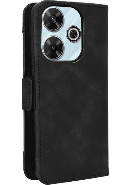 Xiaomi Poco M6 4g Deri Cüzdan Kapak Manyetik Kapatma Kartı (Yurt Dışından)