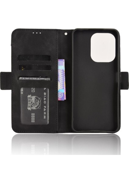 Xiaomi Poco M6 4g Deri Cüzdan Kapak Manyetik Kapatma Kartı (Yurt Dışından)