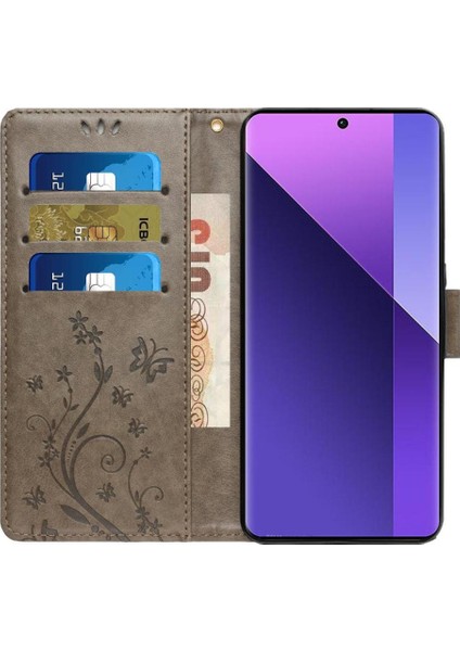 Onur 200 Lite Manyetik Kapatma Bilek Kayışı Kickstand Kart Için Flip Case (Yurt Dışından)