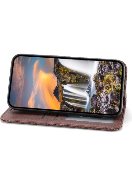 Realme 11 Pro Için Flip Case Standı El Kayışı Eşkenar Dörtgen Şekli Günlük Kullanım Cüzdan (Yurt Dışından)