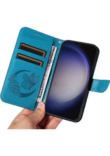 Samsung Galaxy S24 Artı Yüksek Kaliteli Deri ile Kabartmalı Flip Case (Yurt Dışından) indirimleri
