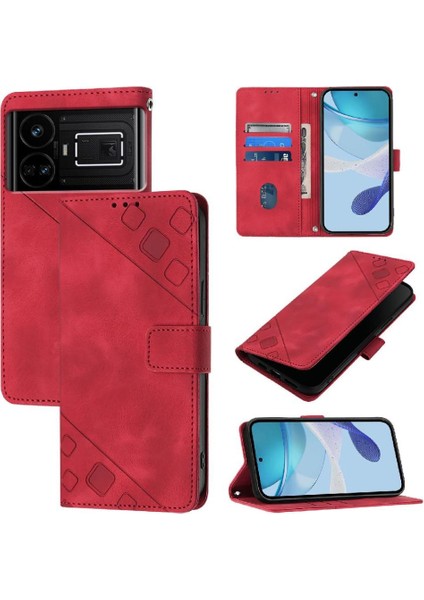 Realme Gt 5 5g Için Kılıf Manyetik Deri Kart Tutucu Cüzdan Kapak Çevirin (Yurt Dışından) indirimleri