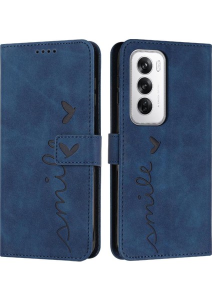 Oppo Oppo 12 5g Için Flip Case Kickstand Aşk Cüzdan Pu Deri Yan Kart (Yurt Dışından)