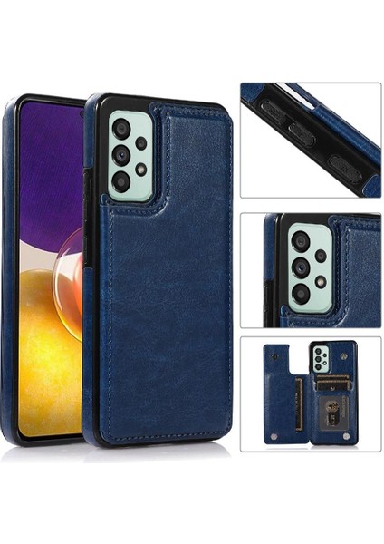 Cüzdan Kılıf Samsung Galaxy Için A53 5g Pu Deri Çift Manyetik Toka (Yurt Dışından)