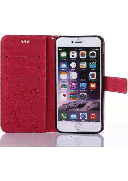 IPhone 6 Bilek Kayışı Manyetik Kapatma Kart Tutucu Kickstand Için Filp Durumda (Yurt Dışından) modelleri