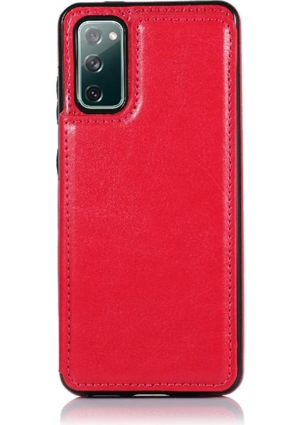 Kart Tutucu Çift Manyetik Pu ile Samsung Galaxy S20 Fe Için Cüzdan Kılıf (Yurt Dışından) fırsatları
