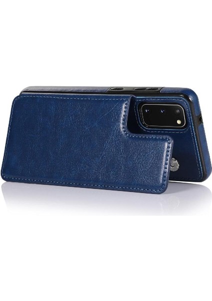 Kart Tutucu Pu Deri Kickstand ile Samsung Galaxy S20 Için Cüzdan Kılıf (Yurt Dışından) fiyatları