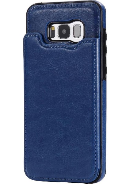 Kart Tutucu Kart Yuvaları Kickstand Pu ile Samsung Galaxy S8 Için Cüzdan Kılıf (Yurt Dışından) fırsatları