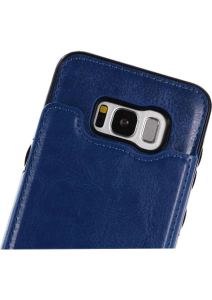 Kart Tutucu Kart Yuvaları Kickstand Pu ile Samsung Galaxy S8 Için Cüzdan Kılıf (Yurt Dışından) indirimleri