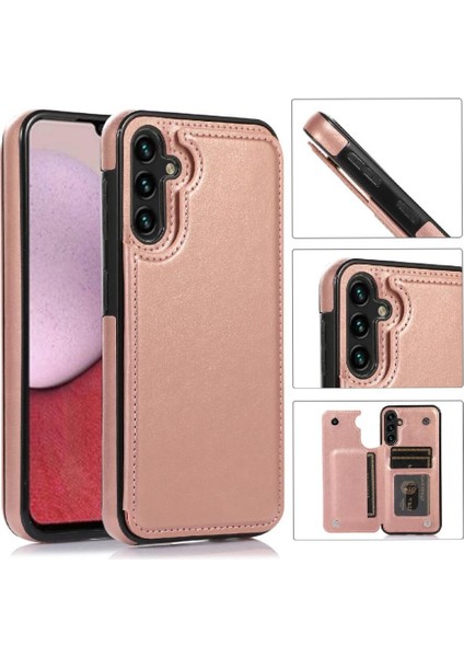 Samsung Galaxy A35 5g Kart Yuvaları Için Cüzdan Kılıf Pu Deri Kickstand (Yurt Dışından)