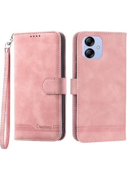Samsung Galaxy A04E Bileklik Premium Manyetik Kapatma Kartı Için Flip Case (Yurt Dışından)