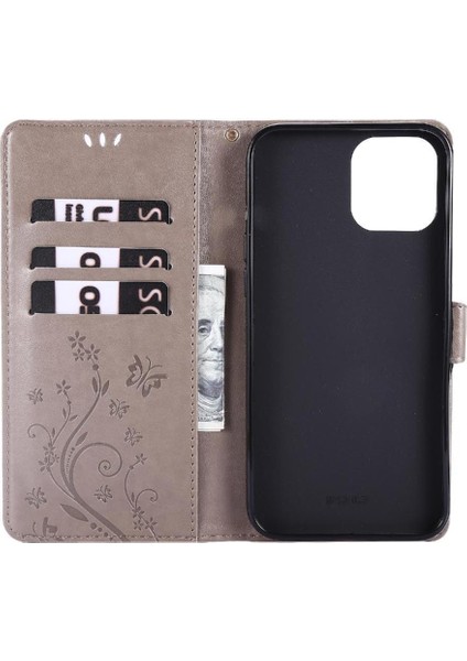 IPhone 12/12 Pro Bilek Kayışı Kickstand Kart Tutucu Manyetik Için Filp Durumda (Yurt Dışından)