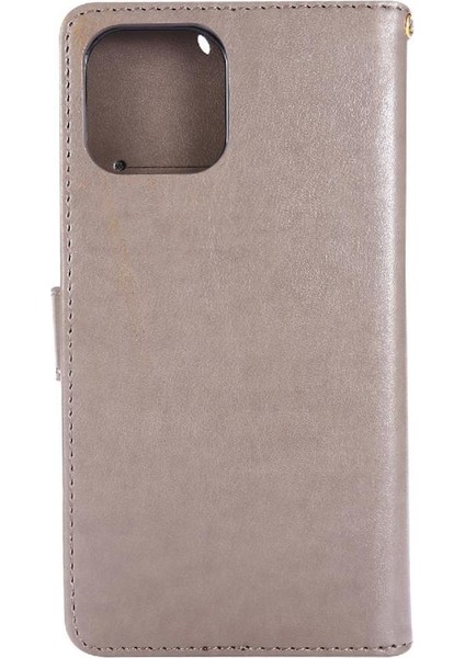 IPhone 12/12 Pro Bilek Kayışı Kickstand Kart Tutucu Manyetik Için Filp Durumda (Yurt Dışından)
