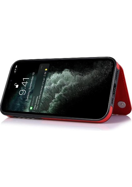 Kart Tutucu Kickstand Kart Yuvaları Pu ile IPhone 13 Mini Için Cüzdan Kılıf (Yurt Dışından) fiyatları