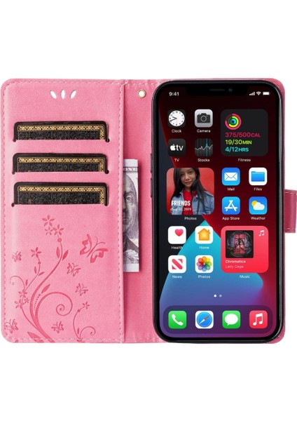 IPhone 15 Için Filp Durumda Pro Manyetik Kapatma Kart Tutucu Pu Deri Bilek (Yurt Dışından) modelleri