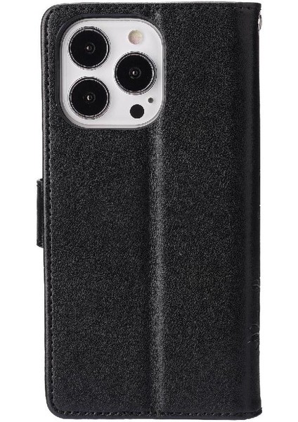 IPhone 13 Için Filp Durumda Pro Manyetik Kapatma Kart Tutucu Bilek Kayışı Pu (Yurt Dışından) fırsatları