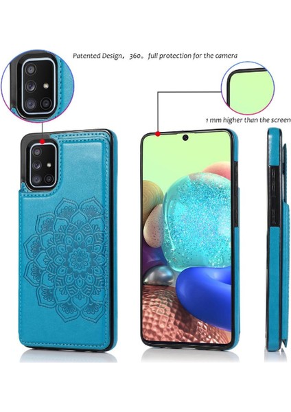 Samsung Galaxy A71 5g Flip Darbeye Pu Için Kart Tutucu Kılıf ile Cüzdan (Yurt Dışından) indirimleri