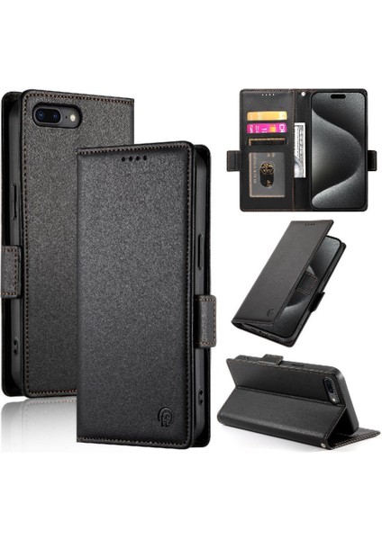 IPhone 7 Için Flip Case Artı/8 Artı Günlük Kullanım Cüzdan Iş Çevirme Kartı (Yurt Dışından)
