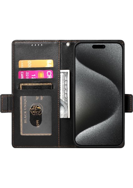 IPhone 7 Için Flip Case Artı/8 Artı Günlük Kullanım Cüzdan Iş Çevirme Kartı (Yurt Dışından) modelleri