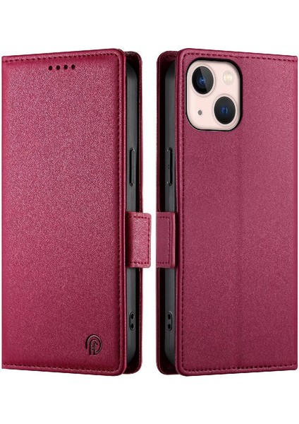 IPhone 13 Için Flip Case Mini Kartvizit Yuvaları Cüzdan Günlük Kullanım Flip (Yurt Dışından)
