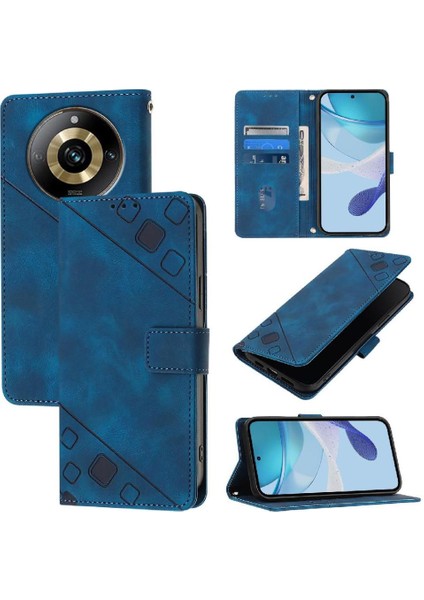 Realme 11 Pro Artı 5g Için Kılıf Manyetik Deri Cüzdan Kapak Çevirin Kart (Yurt Dışından)