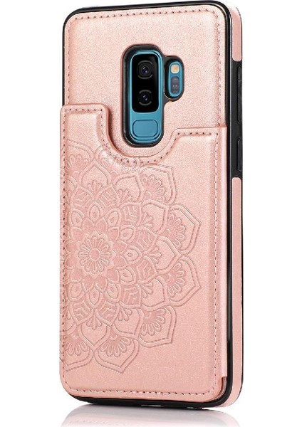 Samsung Galaxy S9 Artı Pu Deri Flip Için Kart Tutucu Kılıf ile Cüzdan (Yurt Dışından)