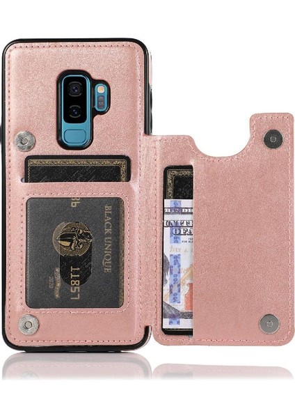 Samsung Galaxy S9 Artı Pu Deri Flip Için Kart Tutucu Kılıf ile Cüzdan (Yurt Dışından) indirimleri
