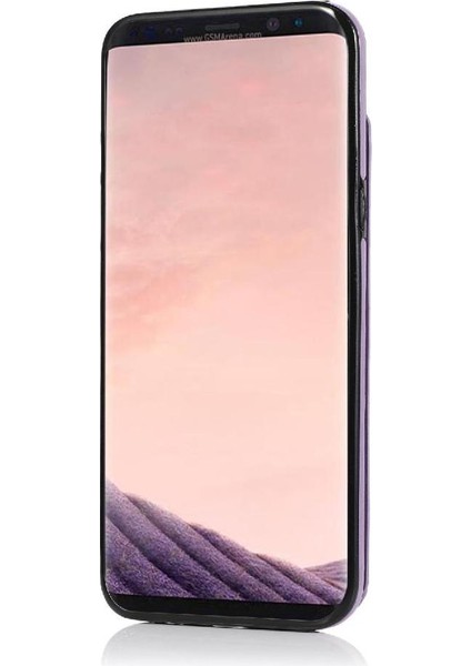 Samsung Galaxy S8 Artı Çift Düğmeler Pu Için Kart Tutucu Kılıf ile Cüzdan (Yurt Dışından)