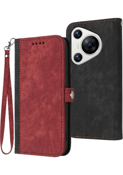 BDT Boutique Huawei Pura 70 Için Kickstand Koruyucu Cüzdan Flip Folio Kitap Pu (Yurt Dışından)