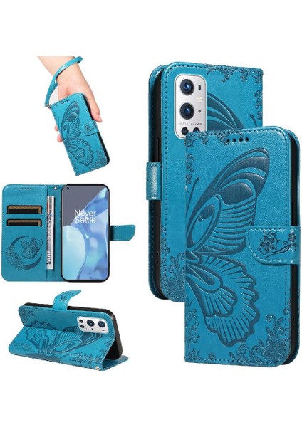 Oneplus 9 Pro Için Flip Case Yüksek Kalite Deri Ayrılabilir El Kayışı (Yurt Dışından)