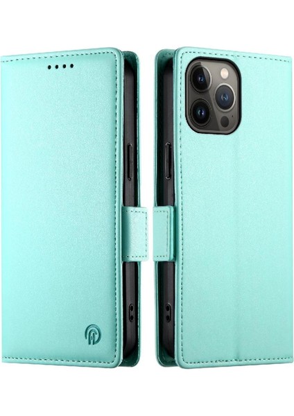 IPhone 13 Için Flip Case Pro Max Kartvizit Yuvaları Cüzdan Günlük Kullanım Flip (Yurt Dışından)